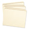 Reinforced Tab Manila File Folders, Straight Tabs, Letter Size, 0.75" Expansion, 11-pt Manila, 100/box