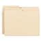 Manila File Folders, 1/2-cut Tabs: Assorted, Letter Size, 0.75" Expansion, Manila, 100/box