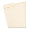 Manila File Folders, 1/3-cut Tabs: Assorted, Letter Size, 0.75" Expansion, Manila, 100/box