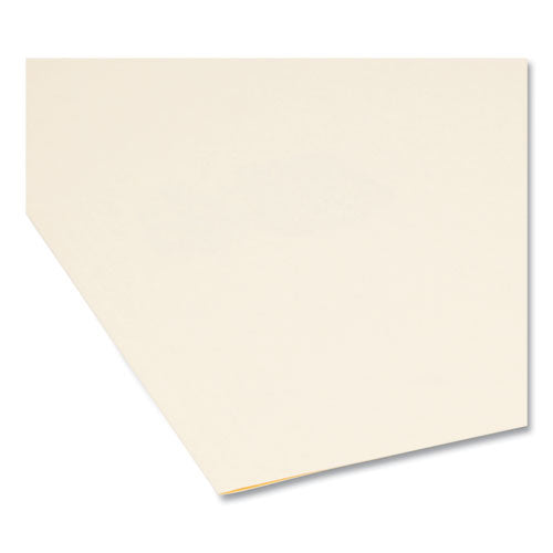 Manila File Folders, 1/3-cut Tabs: Assorted, Letter Size, 0.75" Expansion, Manila, 100/box