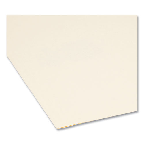 Manila File Folders, 1/3-cut Tabs: Center Position, Letter Size, 0.75" Expansion, Manila, 100/box