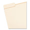 Top Tab File Folders With Antimicrobial Product Protection, 1/3-cut Tabs: Assorted, Letter, 0.75" Expansion, Manila, 100/box