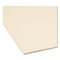 100% Recycled Reinforced Top Tab File Folders, 1/3-cut Tabs: Assorted, Letter Size, 0.75" Expansion, Manila, 100/box