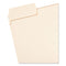 Supertab Top Tab File Folders, 1/3-cut Tabs: Assorted, Letter Size, 0.75" Expansion, 14-pt Manila, 50/box