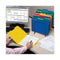 Top Tab Poly Colored File Folders, 1/3-cut Tabs: Assorted, Letter Size, 0.75" Expansion, Red, 24/box