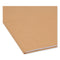 Heavyweight Kraft File Folder, 1/3-cut Tabs: Assorted, Letter Size, 0.75" Expansion, 11-pt Kraft, Brown, 100/box