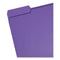 Colored File Folders, 1/3-cut Tabs: Assorted, Letter Size, 0.75" Expansion, Assorted: Gray/maroon/navy/purple/teal, 100/box