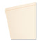 Top Tab Fastener Folders, Straight Tabs, 0.75" Expansion, 1 Fastener, Letter Size, Manila Exterior, 50/box