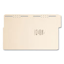 Supertab Reinforced Guide Height Fastener Folders, 11-pt Manila, 0.75" Expansion, 2 Fasteners, Letter Size, Manila, 50/box