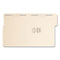 Supertab Reinforced Guide Height Fastener Folders, 11-pt Manila, 0.75" Expansion, 2 Fasteners, Letter Size, Manila, 50/box