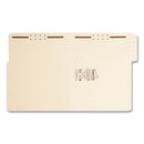 Supertab Reinforced Guide Height Fastener Folders, 14-pt Manila, 0.75" Expansion, 2 Fasteners, Letter Size, Manila, 50/box