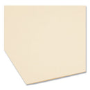 Recycled Top Tab Fastener Folders, 1/3-cut Tabs: Assorted, 0.75" Expansion, 2 Fasteners, Letter Size, Manila Exterior, 50/box