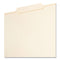 Top Tab Fastener Folders, Guide-height 2/5-cut Tabs, 0.75" Expansion, 2 Fasteners, Letter Size, 11-pt Manila, 50/box