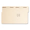 Top Tab Heavyweight Manila Fastener Folders, 0.75" Expansion, 2 Fasteners, Letter Size, Manila Exterior, 50/box