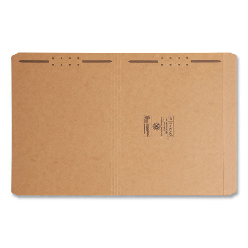 Kraft Fastener Folders, 0.75" Expansion, 2 Fasteners, Letter Size, Kraft Exterior, 50/box