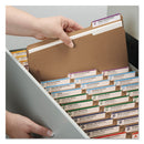 Top Tab Fastener Folders, 1/3-cut Tabs: Assorted, 0.75" Expansion, 2 Fasteners, Letter Size, Kraft Exterior, 50/box