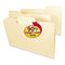 Supertab Top Tab File Folders, 1/3-cut Tabs: Assorted, Legal Size, 0.75" Expansion, 11-pt Manila, 100/box