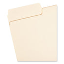 Supertab Top Tab File Folders, 1/3-cut Tabs: Assorted, Legal Size, 0.75" Expansion, 11-pt Manila, 100/box