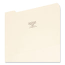 Manila File Folders, 1/3-cut Tabs: Assorted, Legal Size, 0.75" Expansion, Manila, 100/box