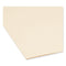 100% Recycled Manila Top Tab File Folders, 1/3-cut Tabs: Assorted, Legal Size, 0.75" Expansion, Manila, 100/box