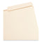 Reinforced Guide Height File Folders, 2/5-cut Tabs: Right Position, Legal Size, 0.75" Expansion, Manila, 100/box