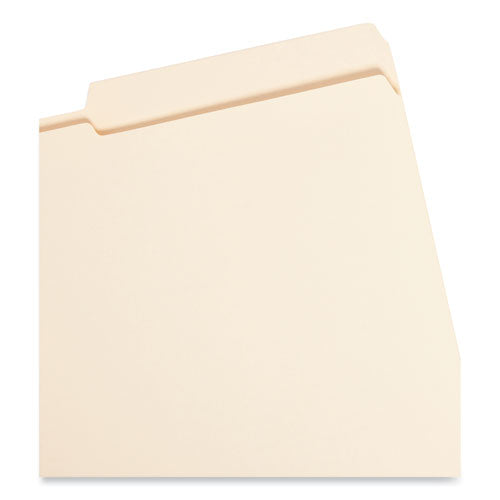 Reinforced Guide Height File Folders, 2/5-cut Tabs: Right Position, Legal Size, 0.75" Expansion, Manila, 100/box