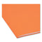 Reinforced Top Tab Colored File Folders, 1/3-cut Tabs: Assorted, Legal Size, 0.75" Expansion, Orange, 100/box