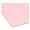 Reinforced Top Tab Colored File Folders, 1/3-cut Tabs: Assorted, Legal Size, 0.75" Expansion, Pink, 100/box