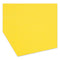 Top Tab Colored Fastener Folders, 0.75" Expansion, 2 Fasteners, Legal Size, Yellow Exterior, 50/box