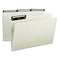 Recycled Heavy Pressboard File Folders With Insertable 1/3-cut Metal Tabs, Legal Size, 1" Expansion, Gray-green, 25/box