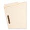 Top Tab Fastener Folders, 1/3-cut Tabs: Assorted, 0.75" Expansion, 2 Fasteners, Legal Size, Manila Exterior, 50/box