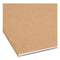 Top Tab Fastener Folders, Guide-height 2/5-cut Tabs, 0.75" Expansion, 2 Fasteners, Legal Size, 11-pt Kraft, 50/box