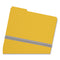 Expanding Recycled Heavy Pressboard Folders, 1/3-cut Tabs: Assorted, Legal Size, 1" Expansion, Yellow, 25/box