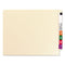 Heavyweight Manila End Tab Folders, 9" High Front, Straight Tabs, Letter Size, 0.75" Expansion, Manila, 100/box