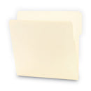 Heavyweight Manila End Tab Folders, 9" High Front, 1/3-cut Tabs: Top, Letter Size, 0.75" Expansion, Manila, 100/box