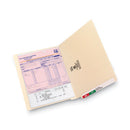 100% Recycled Manila End Tab Folders, Straight Tabs, Letter Size, 0.75" Expansion, Manila, 100/box