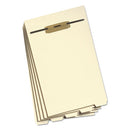 Stackable Folder Dividers With Fasteners, 1/5-cut Bottom Tab, 1 Fastener, Legal Size, Manila, 4 Dividers/set, 50 Sets