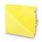 End Tab Poly Out Guides, Two-pocket Style, 1/3-cut End Tab, Out, 8.5 X 11, Yellow, 50/box