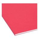 Tuff Hanging Folders With Easy Slide Tab, Letter Size, 1/3-cut Tabs, Red, 18/box