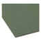 Hanging Folders, Letter Size, 1/5-cut Tabs, Standard Green, 25/box