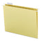 Colored Hanging File Folders With 1/5 Cut Tabs, Letter Size, 1/5-cut Tabs, Yellow, 25/box