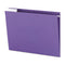 Colored Hanging File Folders With 1/5 Cut Tabs, Letter Size, 1/5-cut Tabs, Purple, 25/box