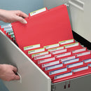 Fastab Hanging Folders, Letter Size, 1/3-cut Tabs, Red, 20/box