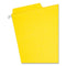 Fastab Hanging Folders, Letter Size, 1/3-cut Tabs, Yellow, 20/box