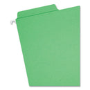 Fastab Hanging Folders, Letter Size, 1/3-cut Tabs, Green, 20/box