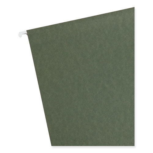 Box Bottom Hanging File Folders, 3" Capacity, Letter Size, Standard Green, 25/box