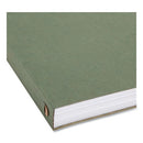 Box Bottom Hanging File Folders, 1" Capacity, Legal Size, Standard Green, 25/box