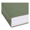 Box Bottom Hanging File Folders, 2" Capacity, Legal Size, Standard Green, 25/box