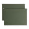 Box Bottom Hanging File Folders, 3" Capacity, Legal Size, Standard Green, 25/box