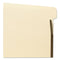 Self-adhesive Folder Dividers With Twin-prong Fasteners For Top/end Tab Folders, 1 Fastener, Letter Size, Manila, 25/pack